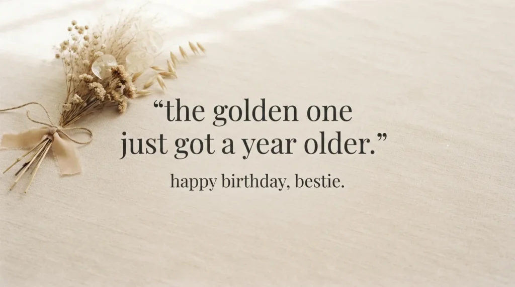 Aesthetic Birthday Wishes for Best Friend
