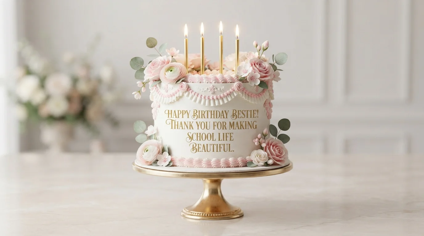 Birthday Cake For Childhood Bestie