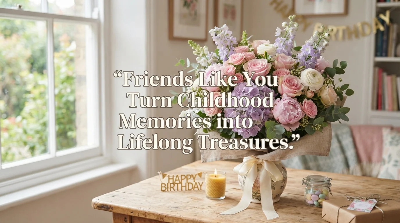 Birthday Flowers & Friendship