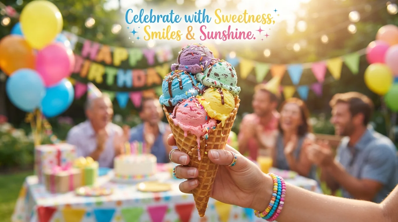 Birthday Ice Cream Treat