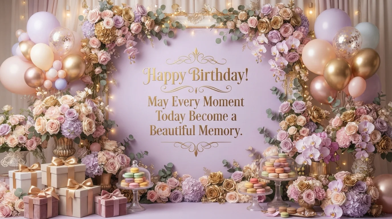 Birthday Wishes Background