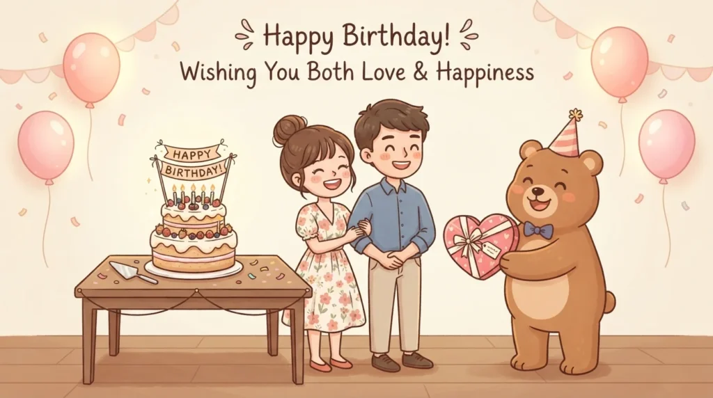 Birthday Wishes That Mention Your Friend’s Wife and Her Husband