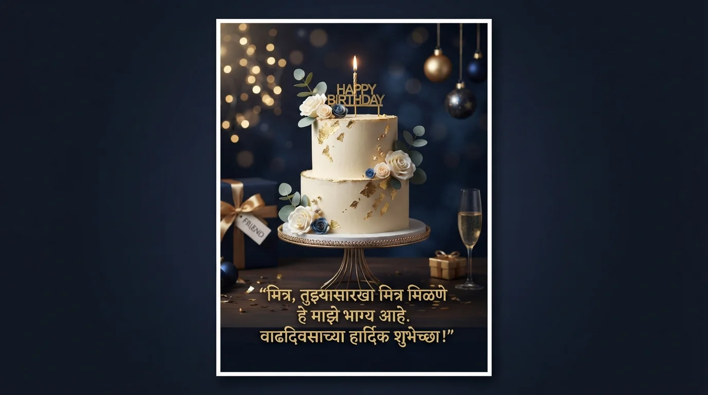 Birthday Wishes for Boy Best Friend in Marathi