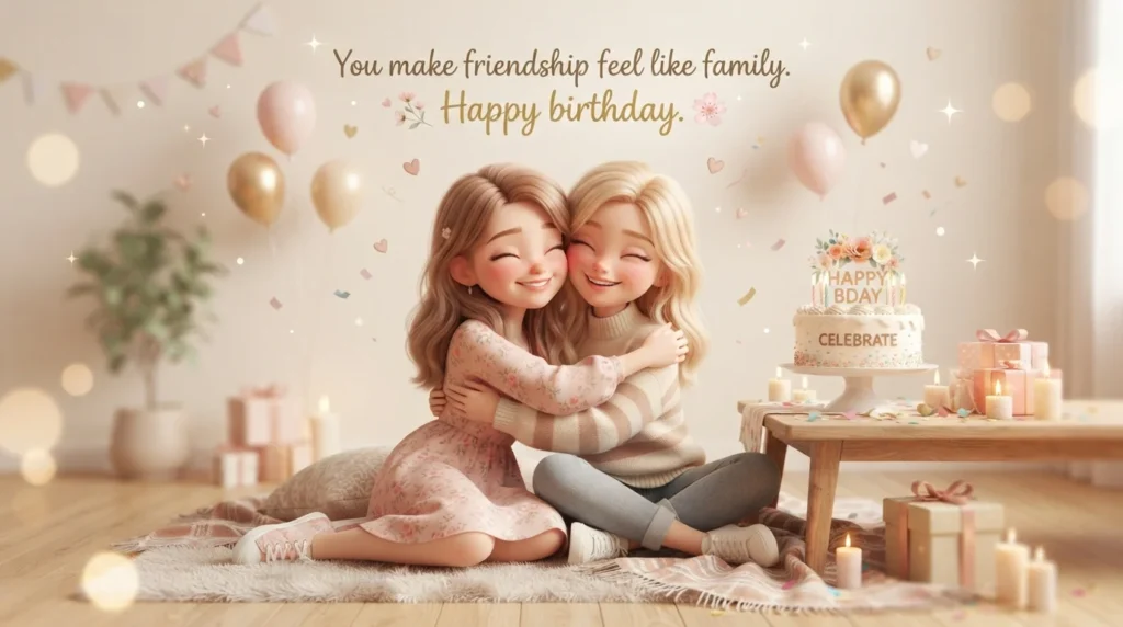 Birthday Wishes for a Friend Who Is Like Family