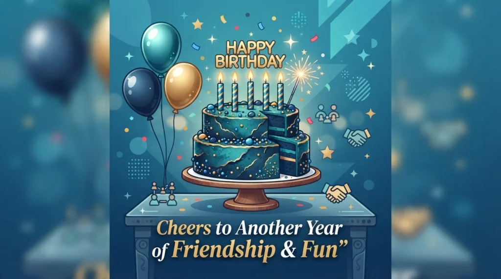 Birthday Wishes for a Male Online Friend
