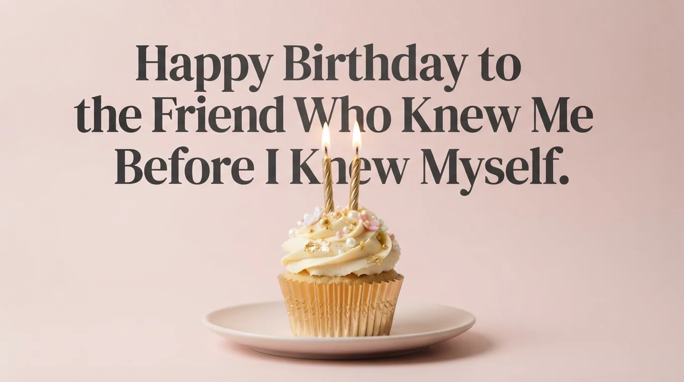 Childhood Birthday Cupcake