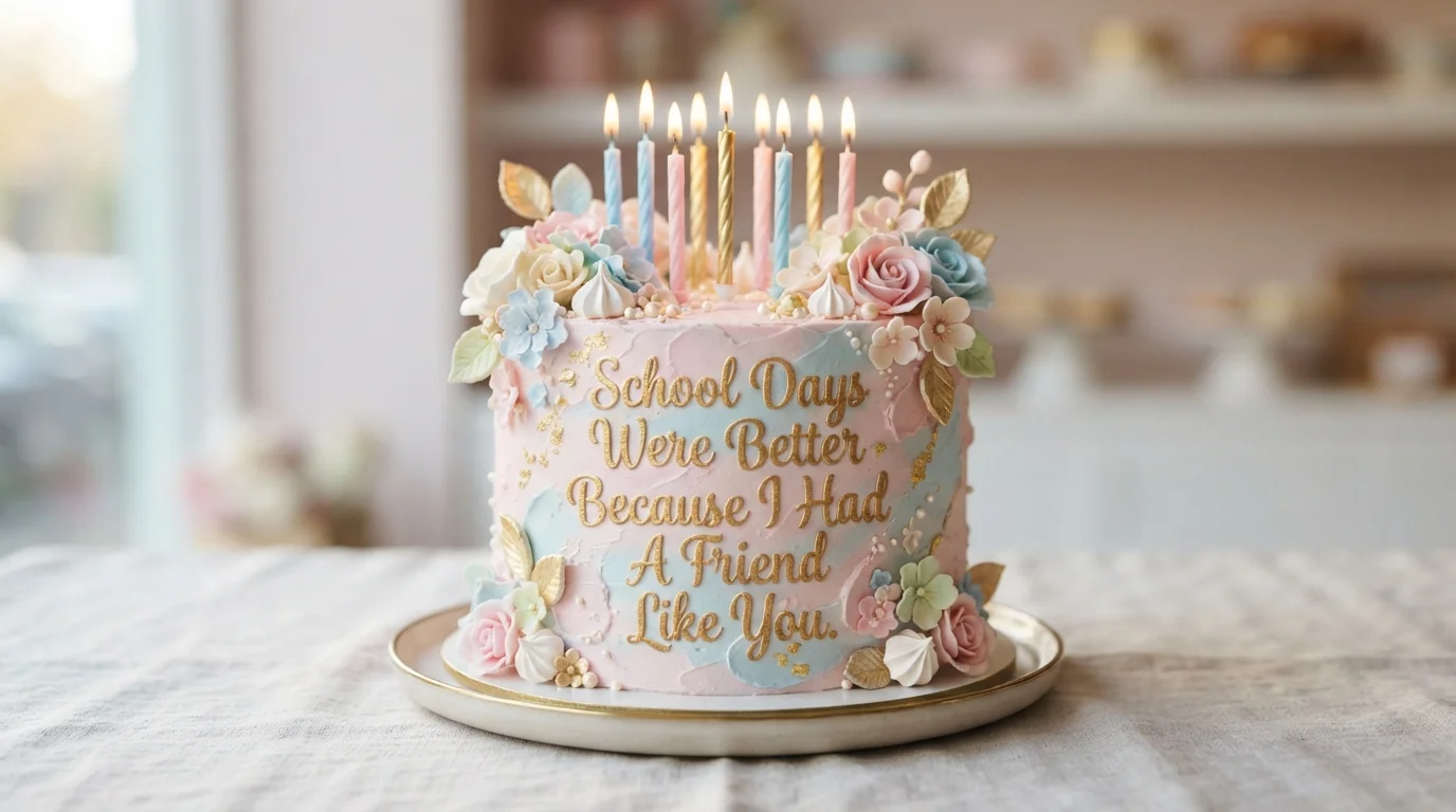 Childhood Friendship Birthday Cake