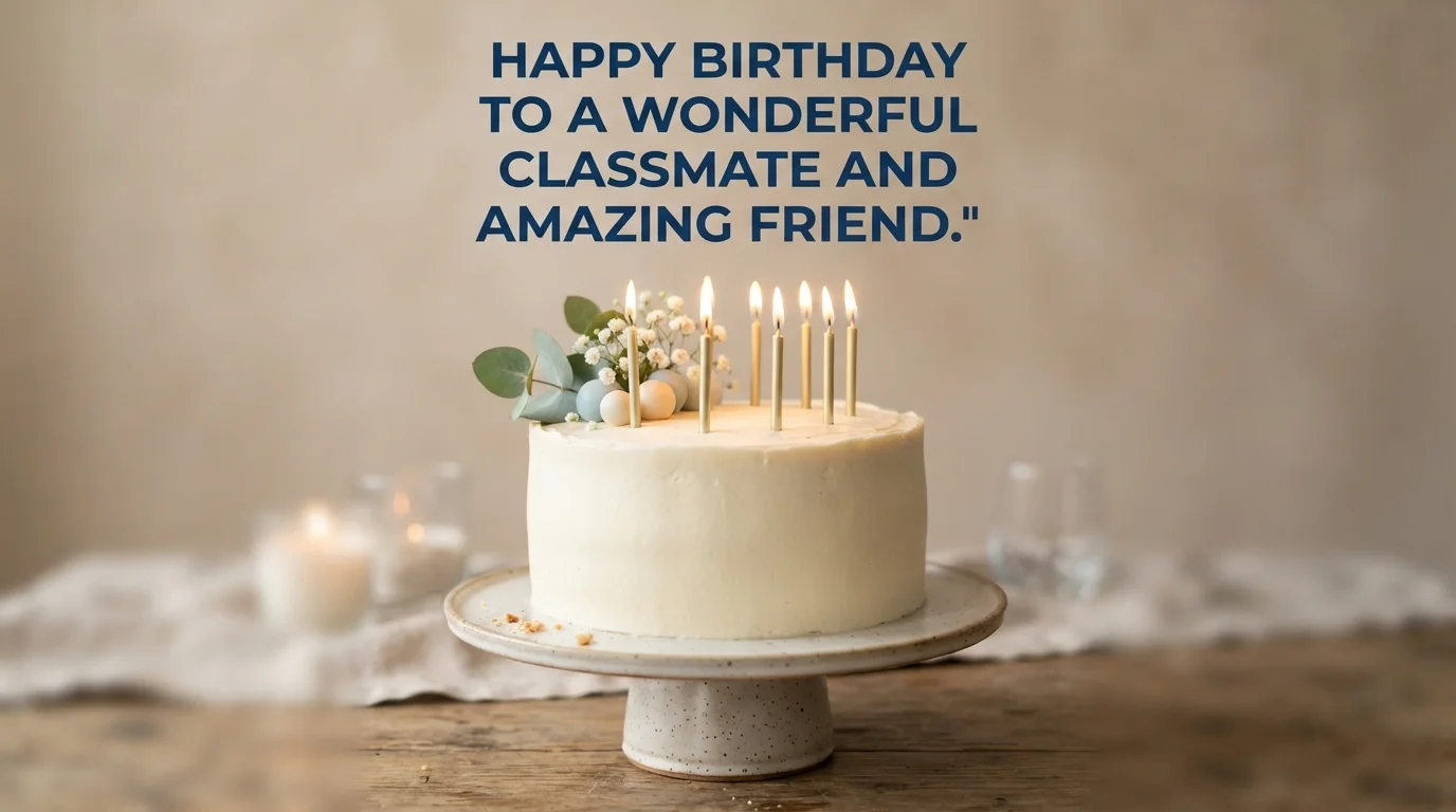 Classmate Birthday Cake