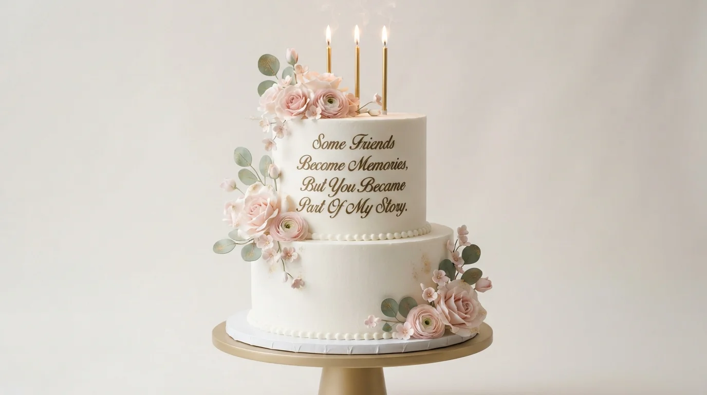 Emotional Birthday Cake For Friend