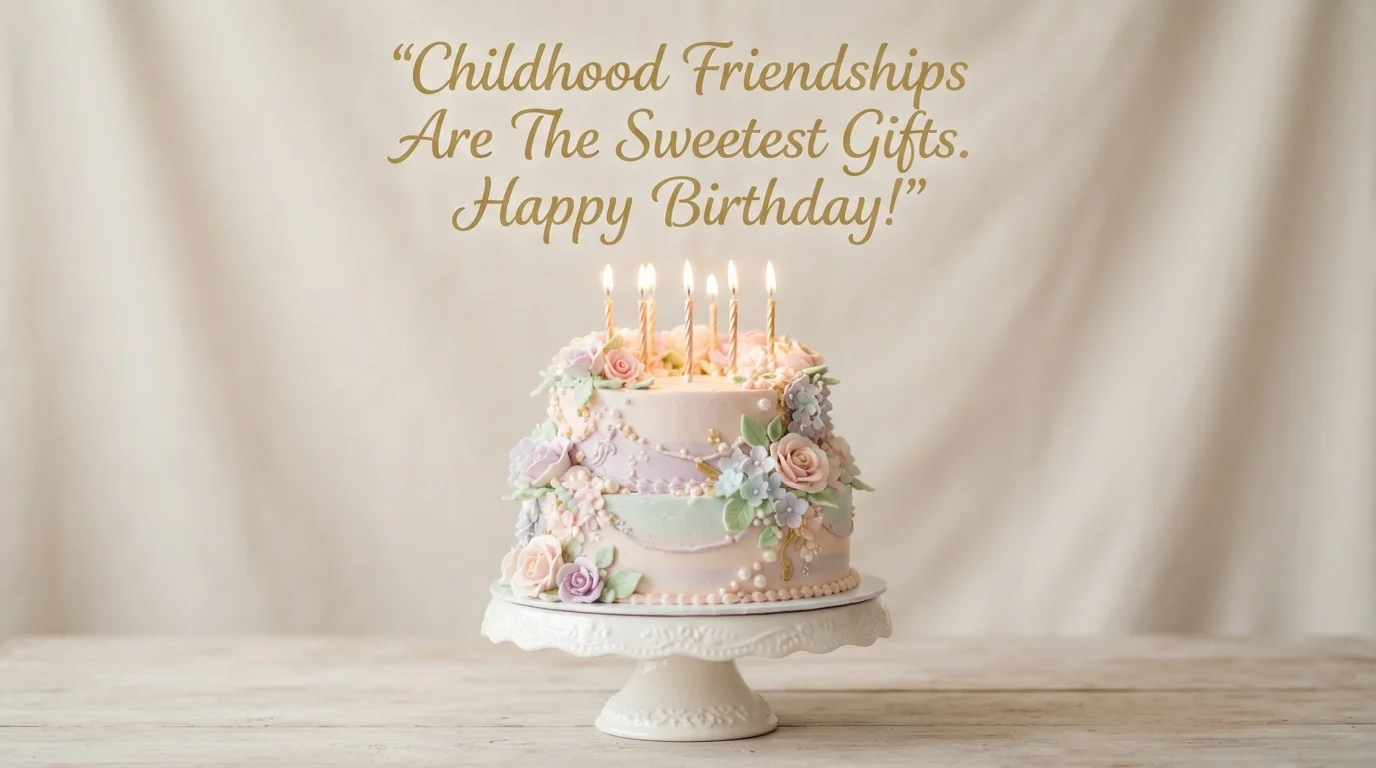 Forever School Friend Birthday Cake