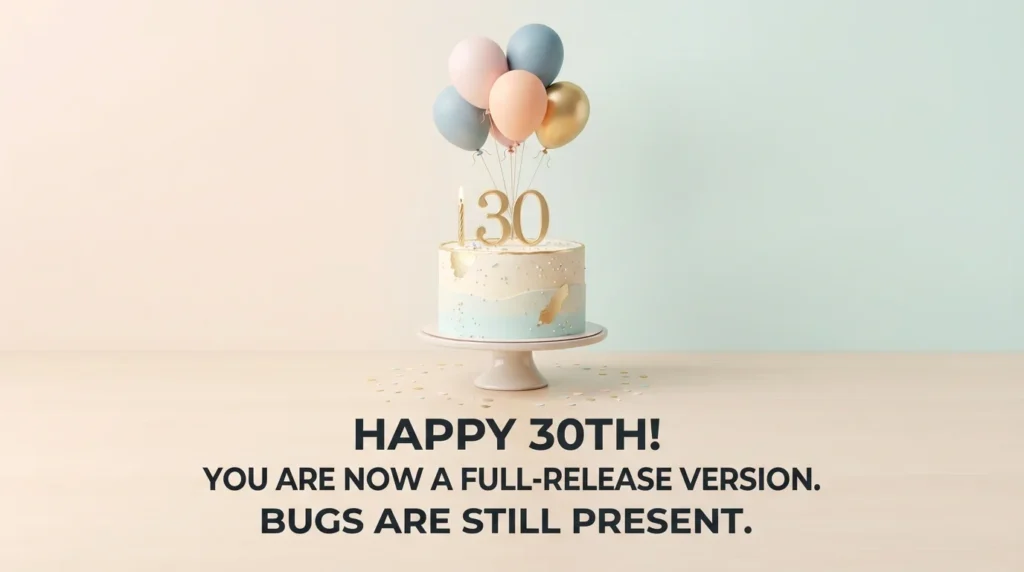 Funny Birthday Wishes for Best Friend Turning 30