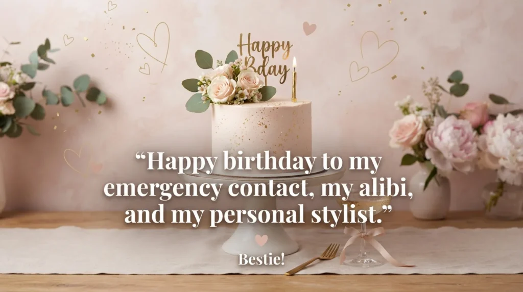 Funny Birthday Wishes for Girl Best Friend
