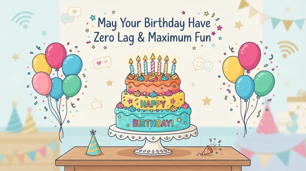 Funny Birthday Wishes for Online Friend