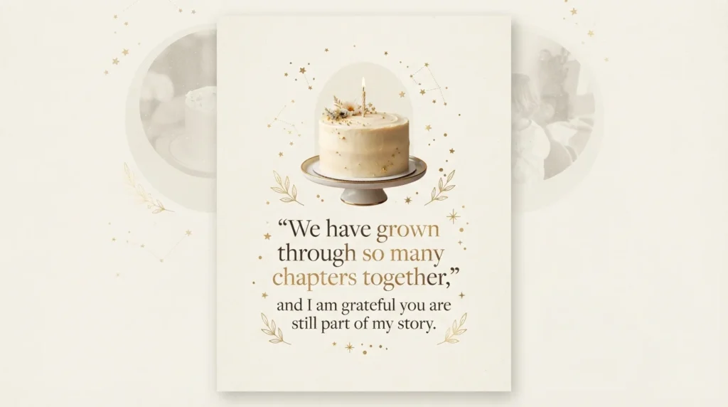 Heartwarming Birthday Message for a Lifelong Friend