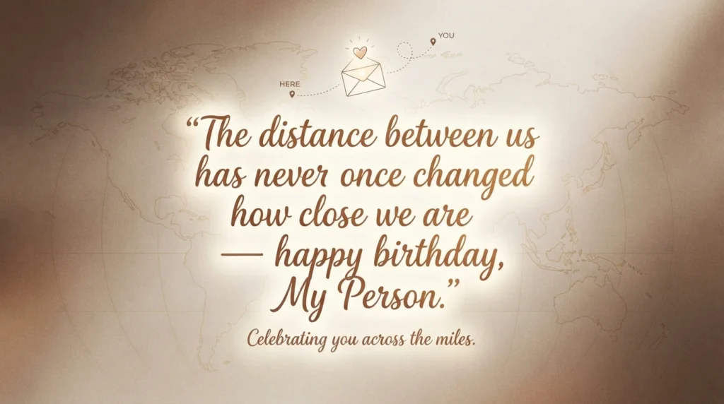 Long Distance Birthday Wishes for Best Friend