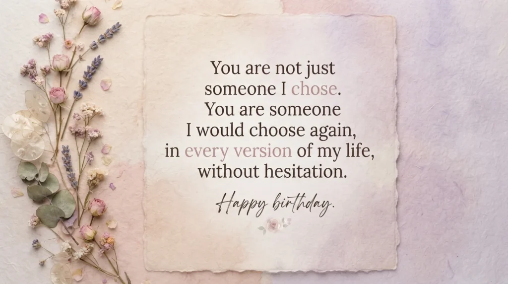 Long Touching Birthday Message for Best Friend