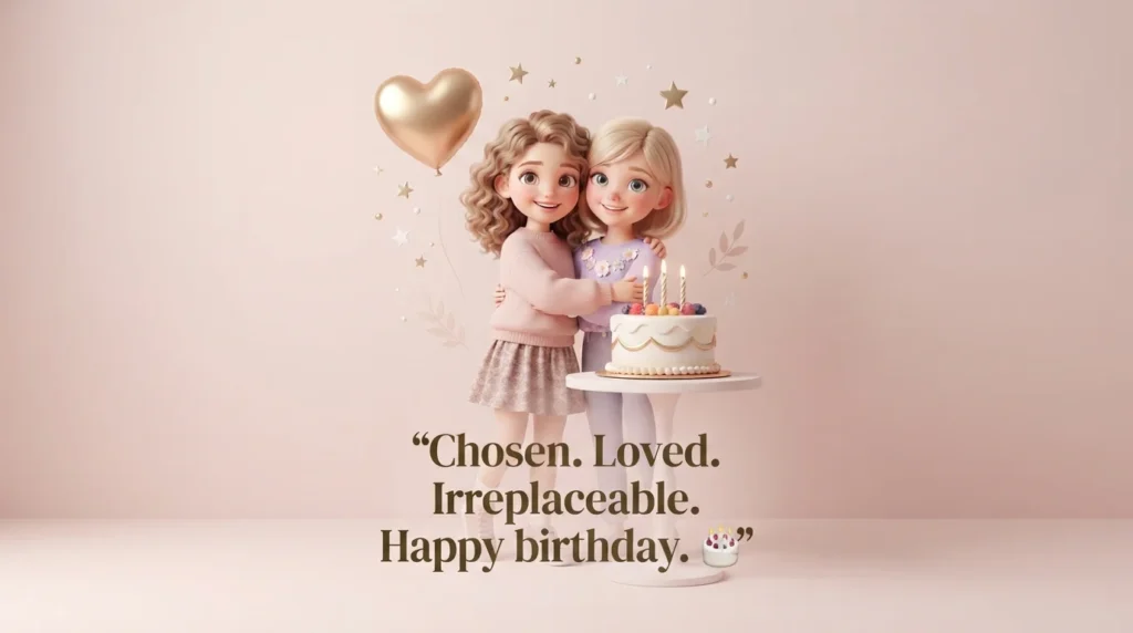 Short Birthday Wishes for a Friend Like a Sister