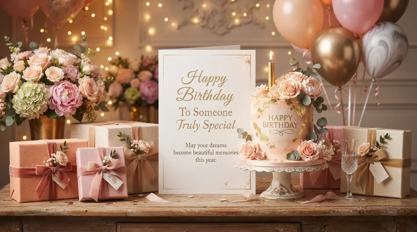 birthday-cake-and-gifts-for-best-friend