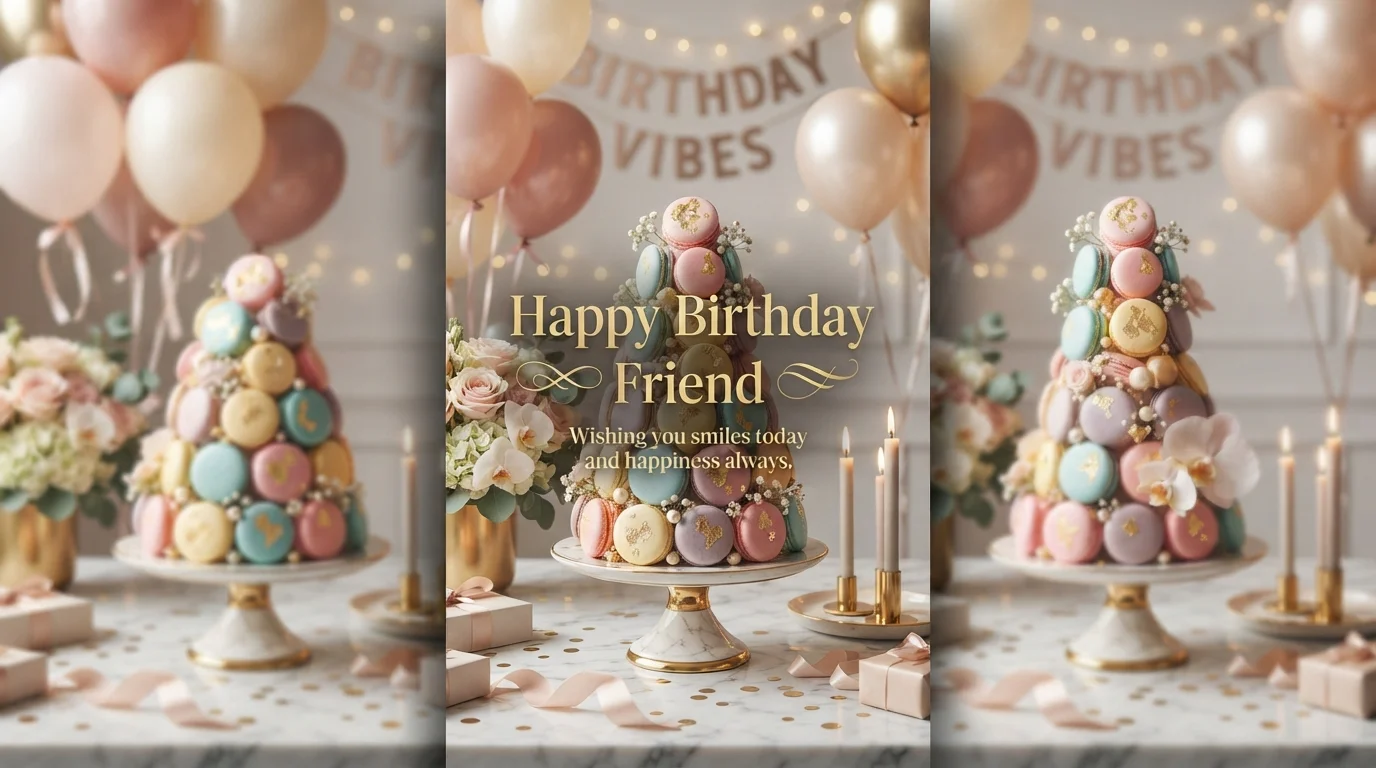 heartfelt-birthday-wishes-best-friend-macarons