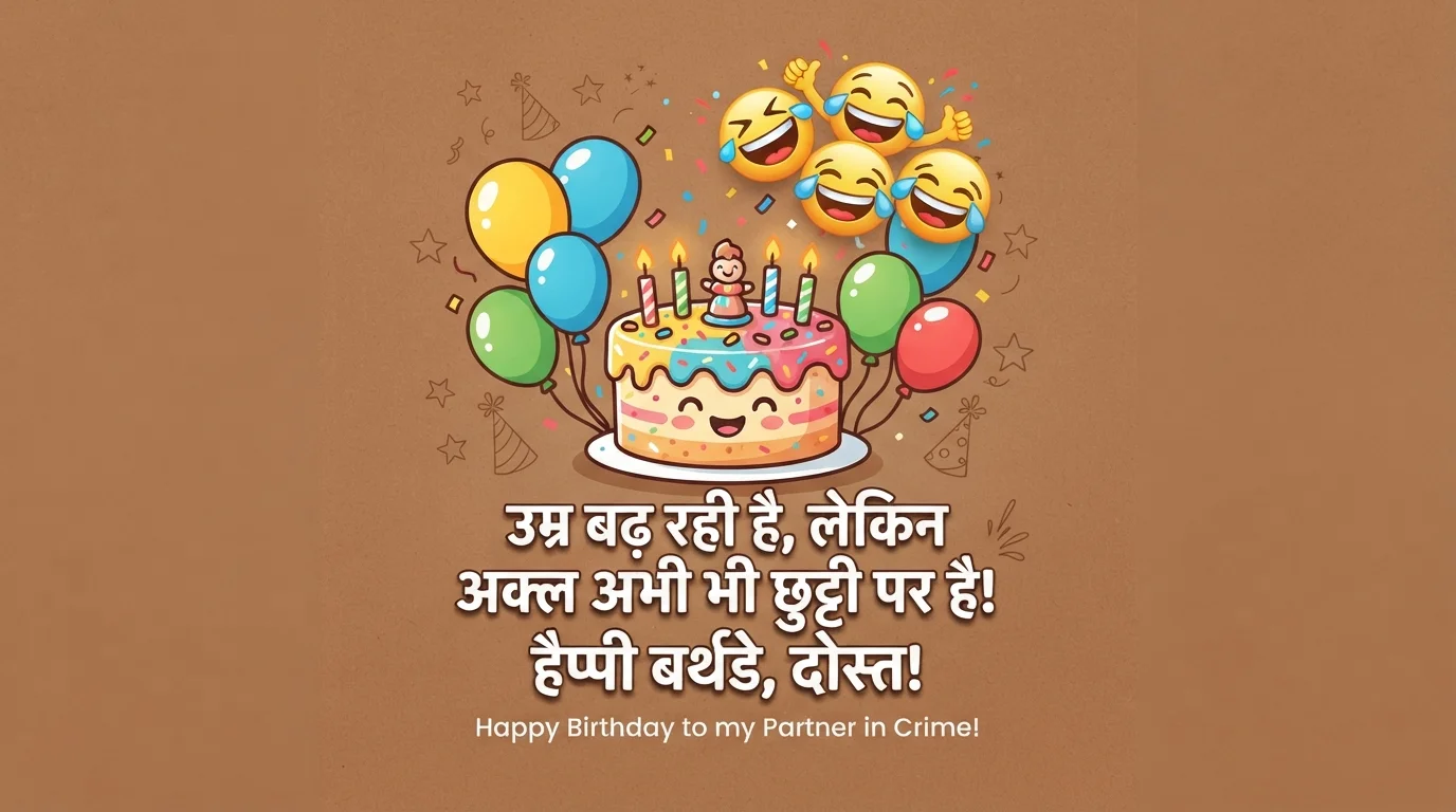 बेस्ट फ्रेंड के लिए मजेदार जन्मदिन की शुभकामनाएं