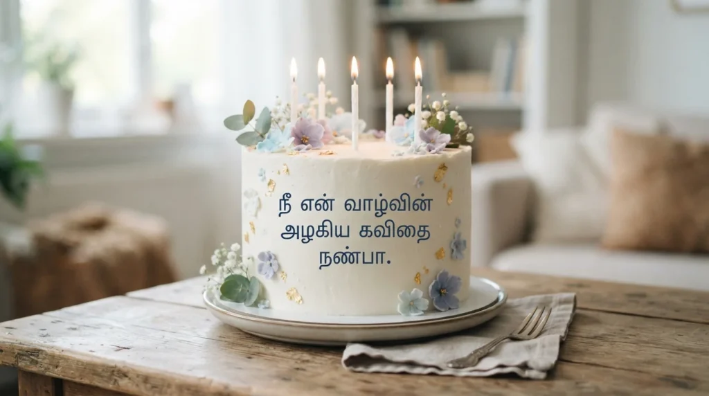 நண்பருக்கான பிறந்தநாள் வாழ்த்துகள்