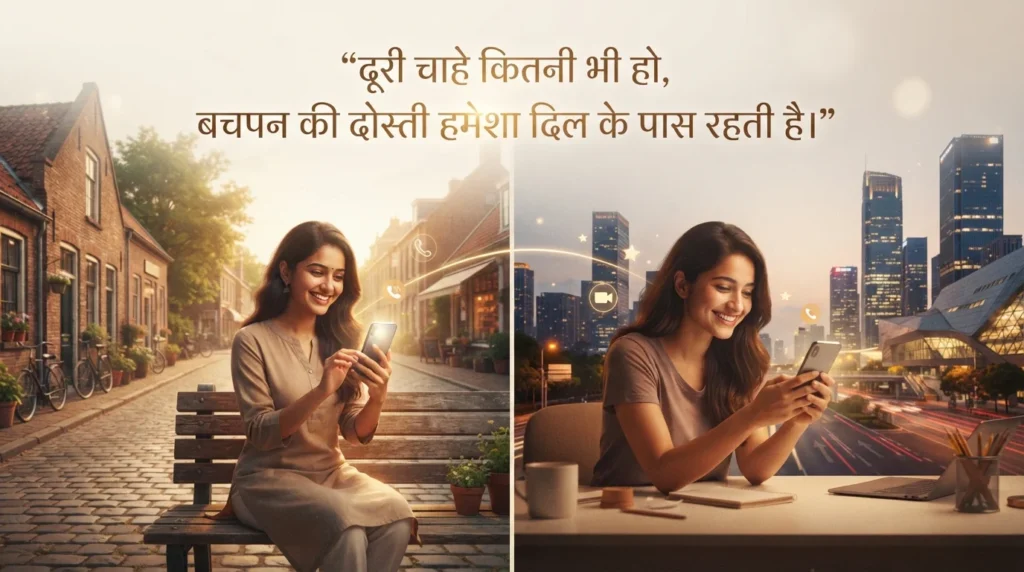 दूर रहने वाले बचपन के दोस्त को जन्मदिन की शुभकामनाएं