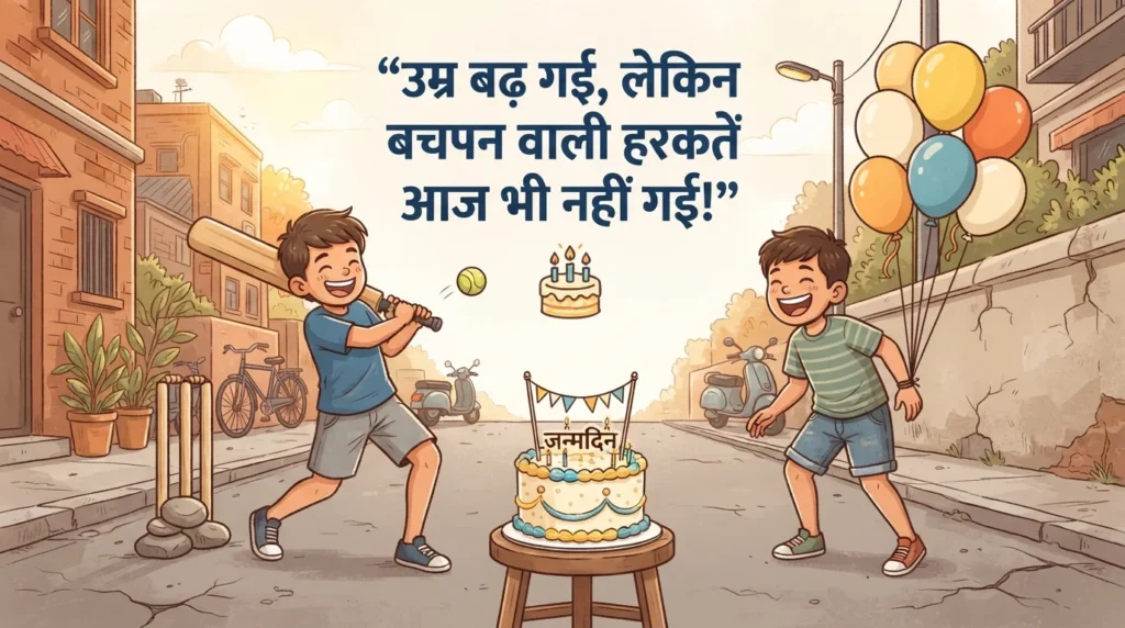 बचपन के दोस्त के लिए मजेदार जन्मदिन की शुभकामनाएं