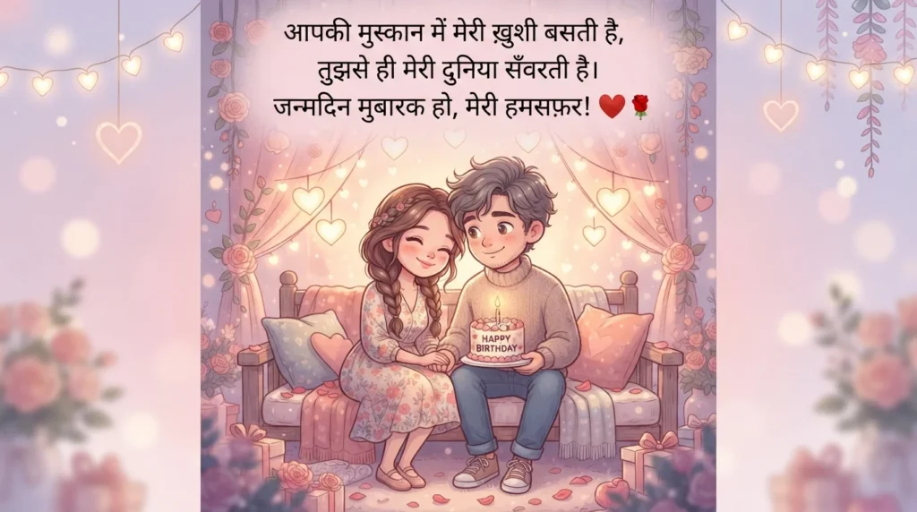 बॉयफ्रेंड के लिए रोमांटिक जन्मदिन शायरी