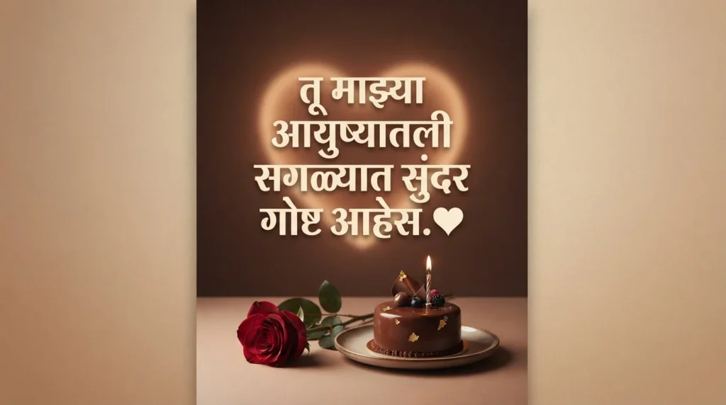 प्रेयसीसाठी मनाला स्पर्श करणाऱ्या वाढदिवसाच्या शुभेच्छा