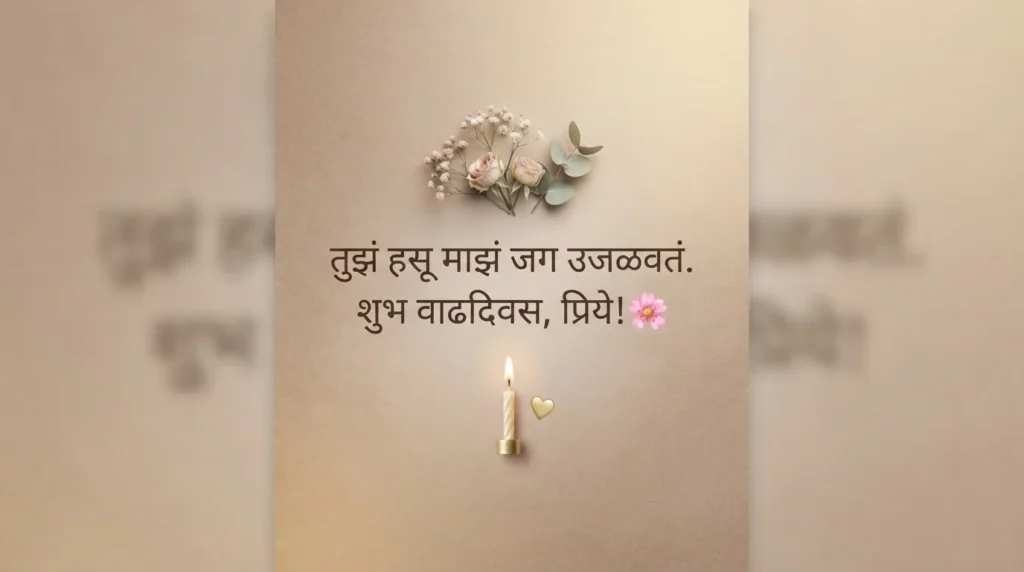 प्रेयसीसाठी गोड आणि सुंदर वाढदिवसाच्या शुभेच्छा