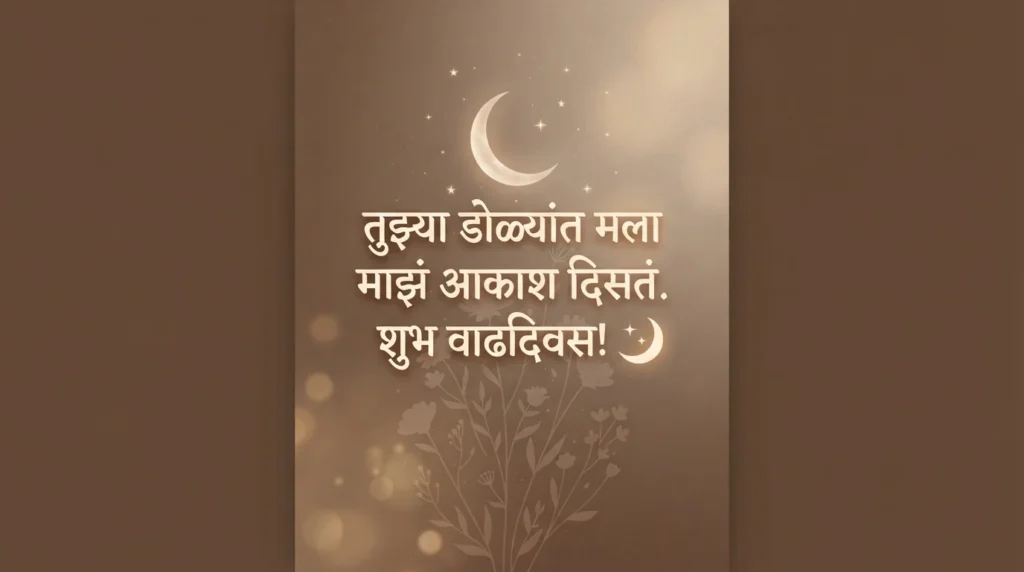 प्रेयसीसाठी काव्यात्मक वाढदिवसाच्या शुभेच्छा
