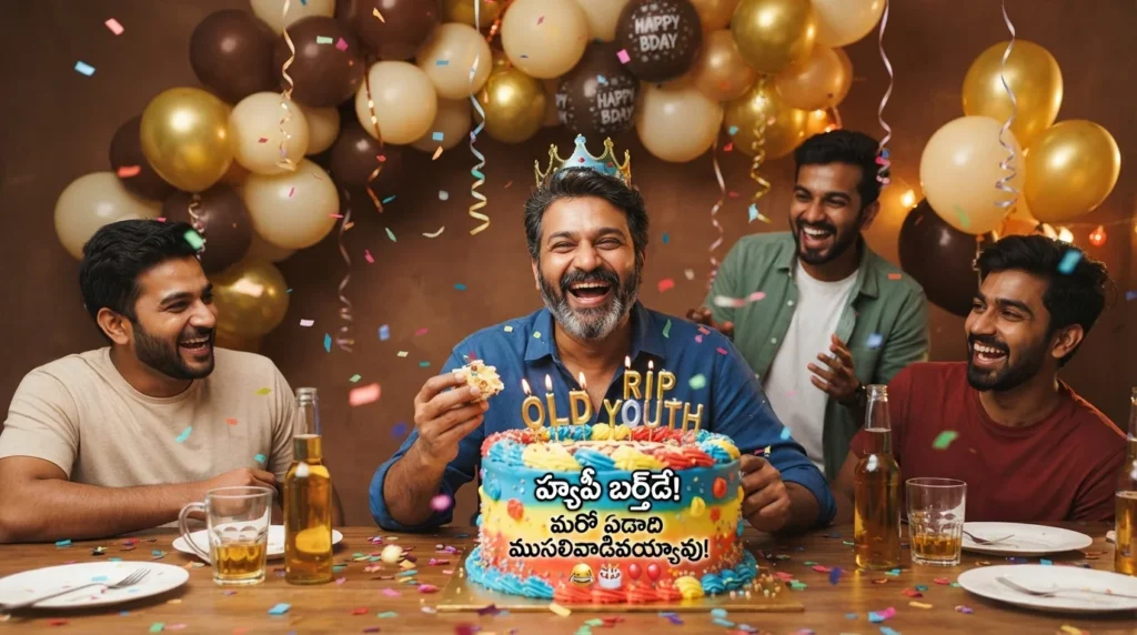 బెస్ట్ ఫ్రెండ్ కోసం సరదా తెలుగు పుట్టినరోజు శుభాకాంక్షలు