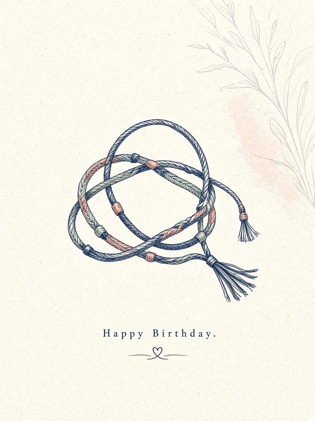 Digital Birthday Cards for Best Friends design 09, hand illustrated style, premium digital birthday card for friends