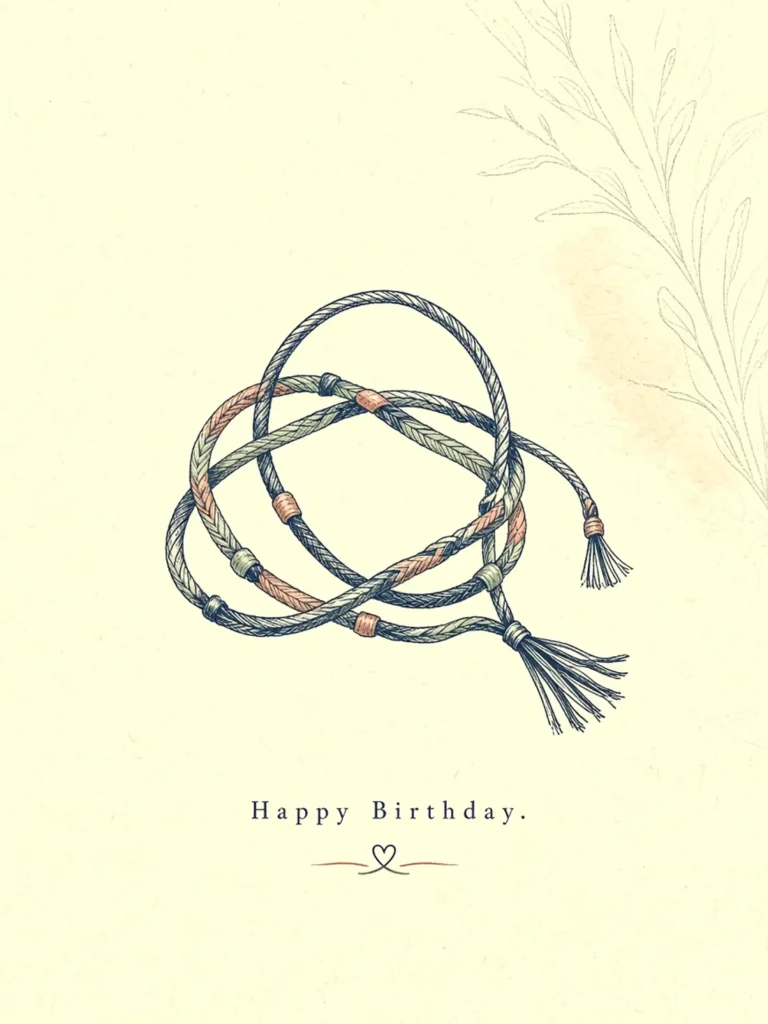 Birthday Cards for a Childhood Friend design 09, hand illustrated style, premium digital birthday card for friends