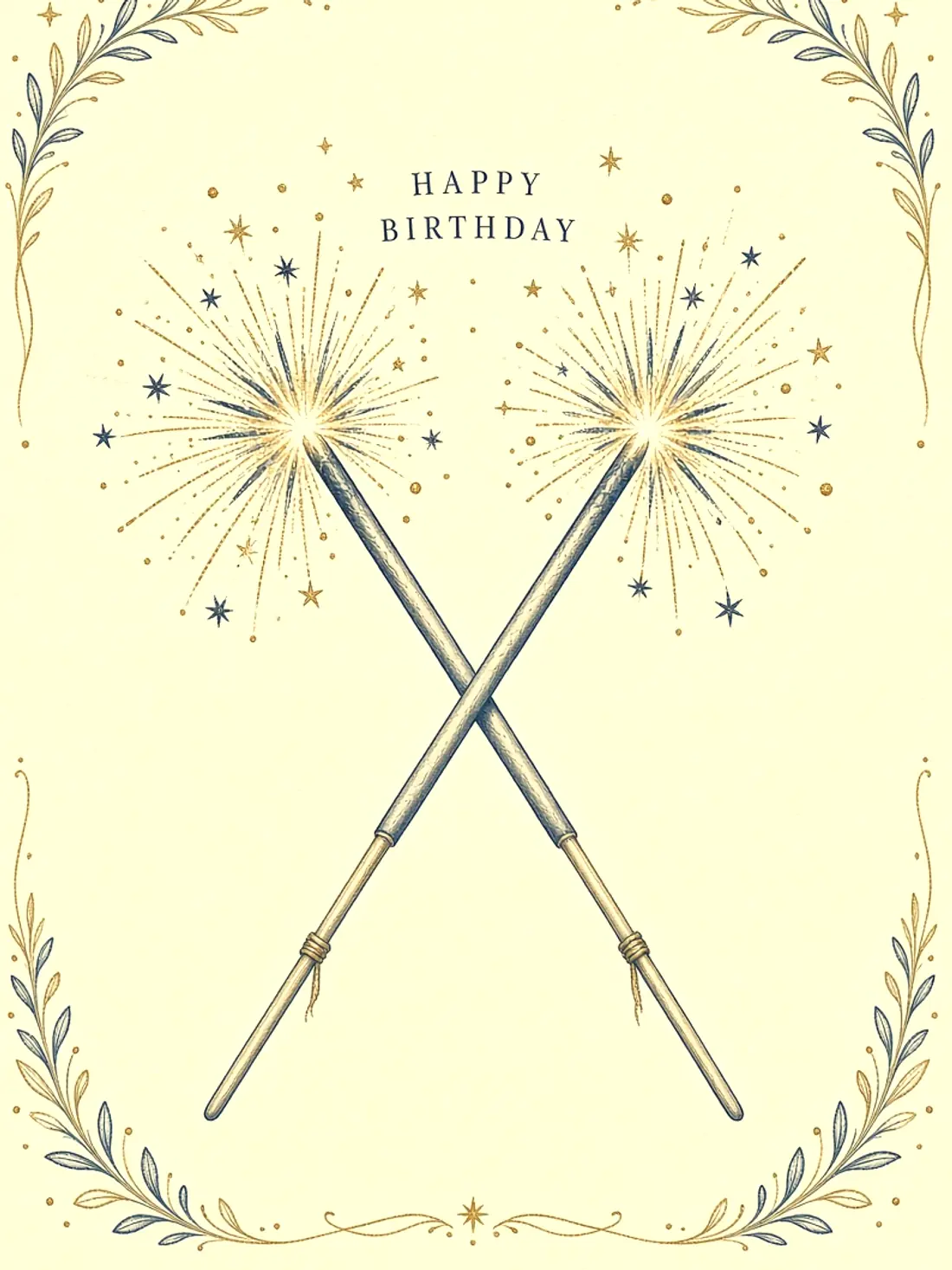Birthday Cards for a Childhood Friend design 14, hand illustrated style, premium digital birthday card for friends