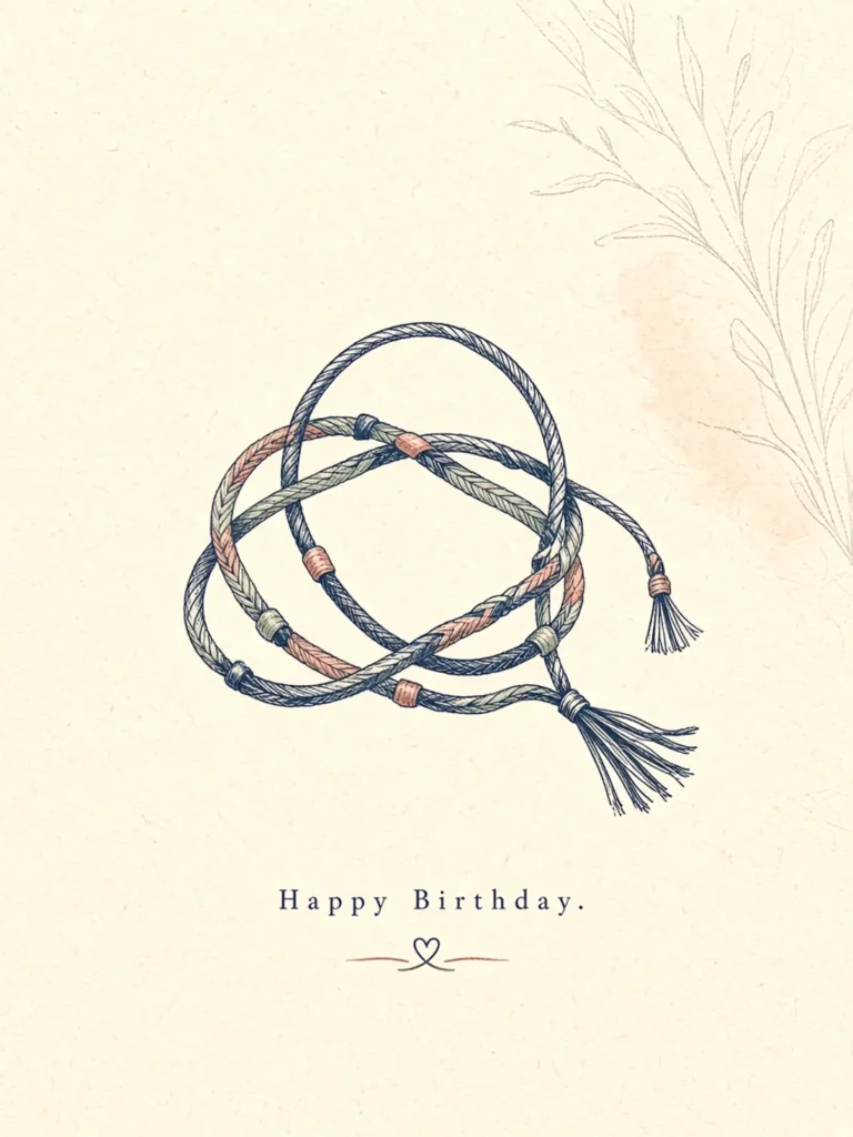 Birthday Cards for a Close Friend design 09, hand illustrated style, premium digital birthday card for friends