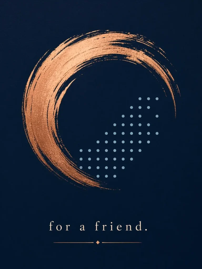 Birthday Cards for a Close Friend design 12, navy foil modern style, premium digital birthday card for friends