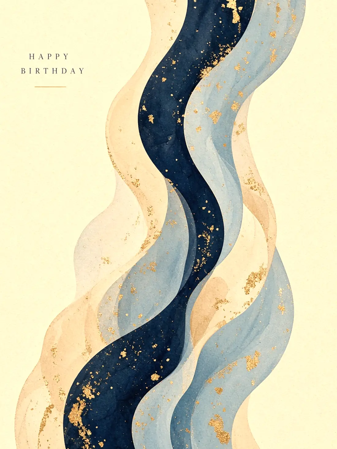 Funny Birthday Cards for Friends design 10, abstract gallery style, premium digital birthday card for friends