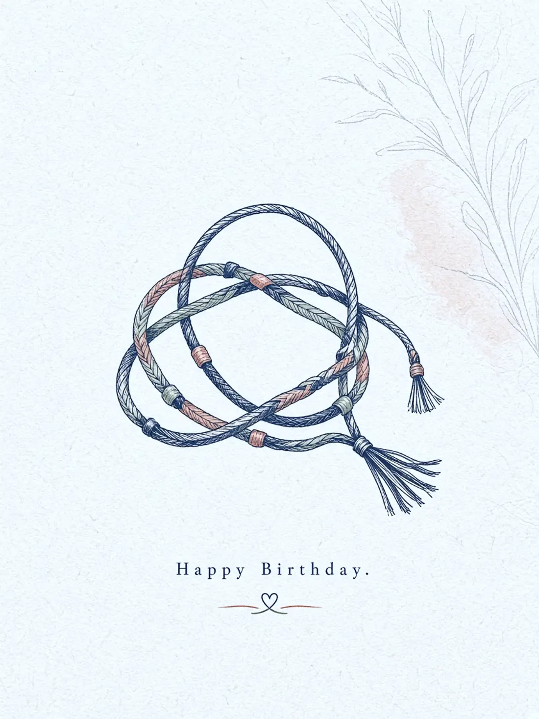 Birthday Cards for a Male Friend design 09, hand illustrated style, premium digital birthday card for friends