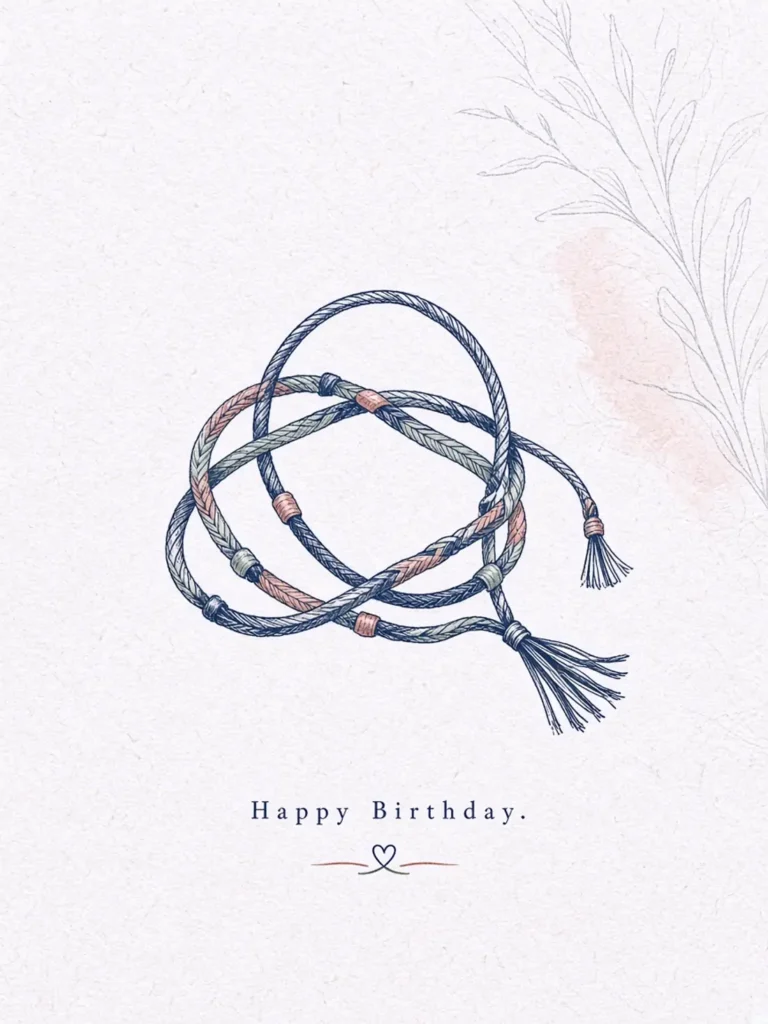 Short Birthday Cards for Friends design 09, hand illustrated style, premium digital birthday card for friends